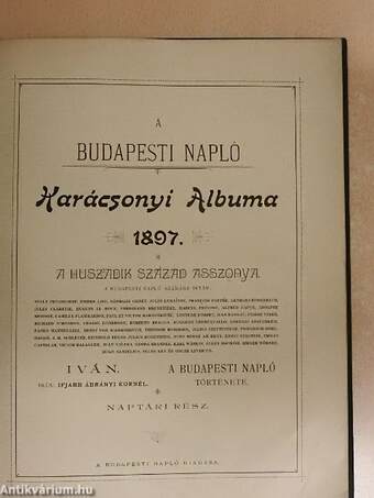 A Budapesti Napló Karácsonyi Albuma 1897.