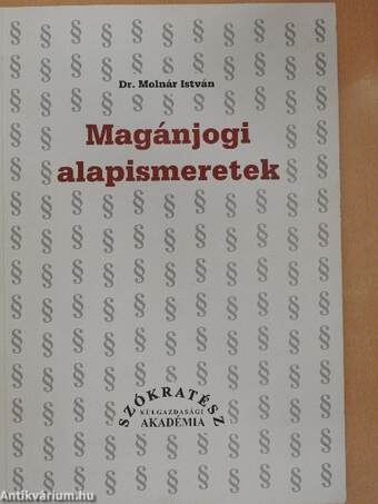 Magánjogi alapismeretek