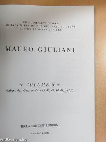 Mauro Giuliani - Volume 6.