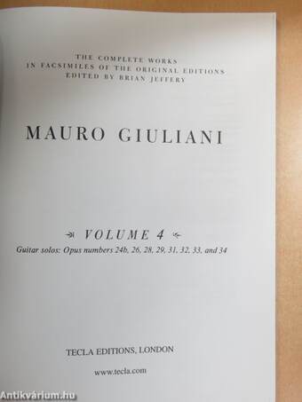 Mauro Giuliani - Volume 4.