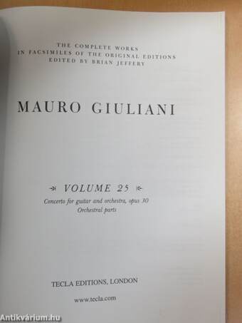 Mauro Giuliani - Volume 25.