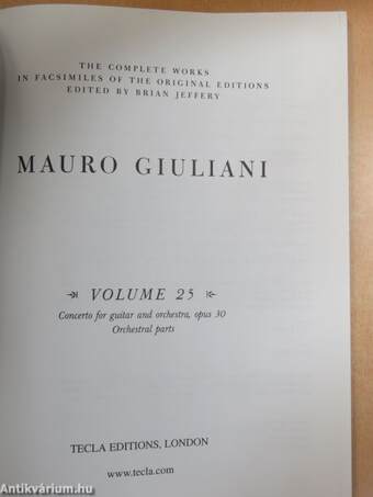 Mauro Giuliani - Volume 25.