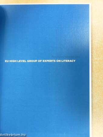 EU High Level Group of Experts on Literacy/Final Report, September 2012