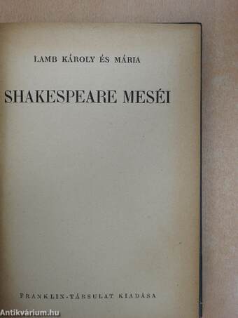 Shakespeare meséi