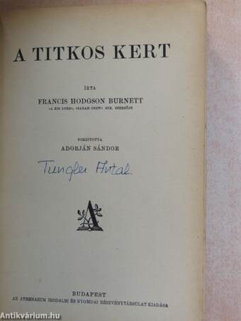 A titkos kert