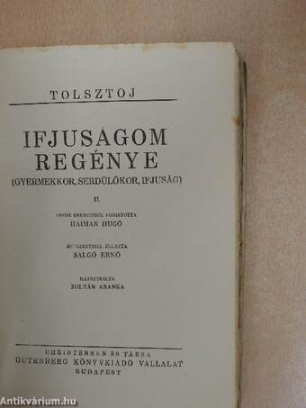 Ifjuságom regénye I-III./Családi boldogság