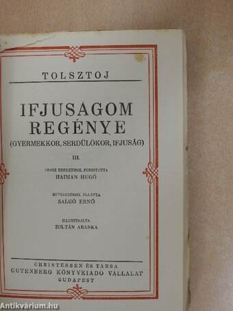 Ifjuságom regénye I-III./Családi boldogság