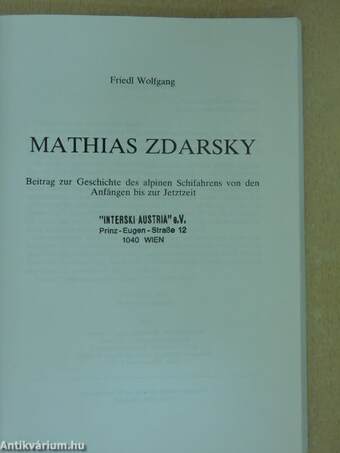 Mathias Zdarsky