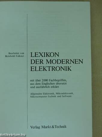 Lexikon der modernen Elektronik