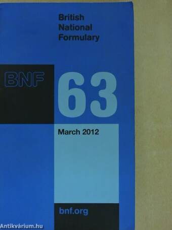 British National Formulary March 2012