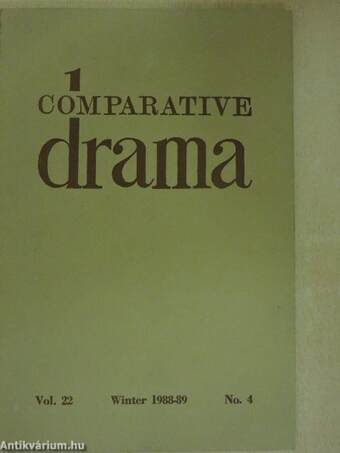Comparative Drama Winter 1988-89