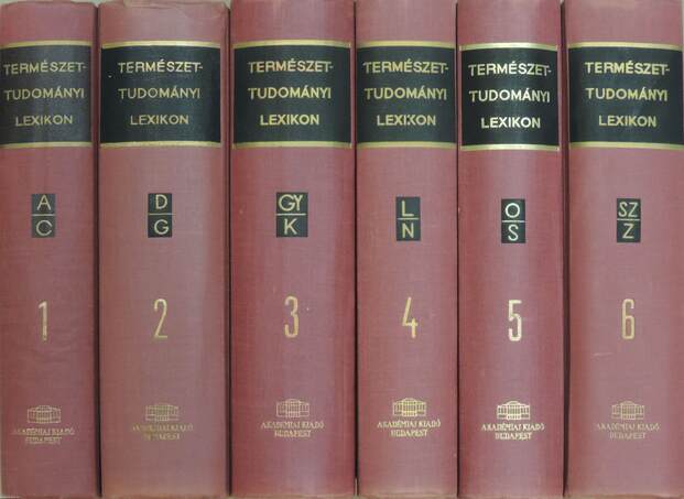 Természettudományi lexikon 1-6.