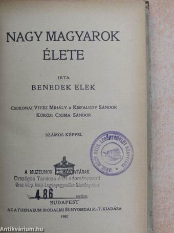 Nagy magyarok élete VIII.