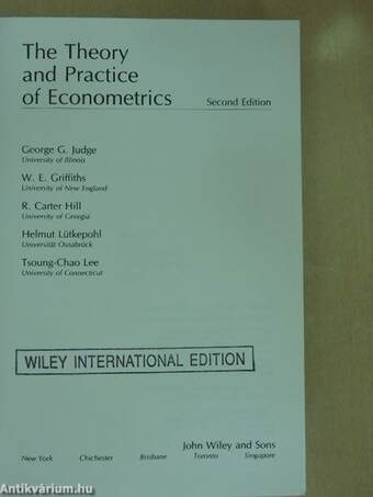 The Theory and Practice of Econometrics