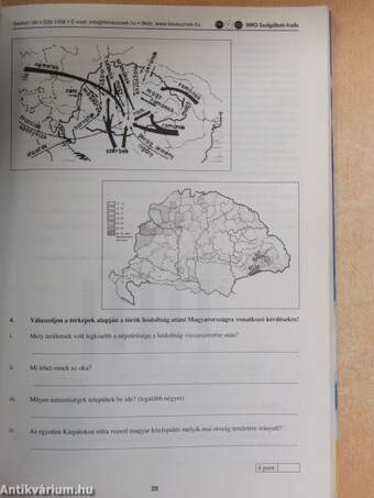 Középszintű gyakorló-feladatsorok érettségizőknek történelemből