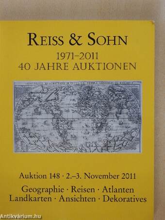 40 Jahre Auktionen 1971-2011/Auktion 148, 2.-3. November 2011