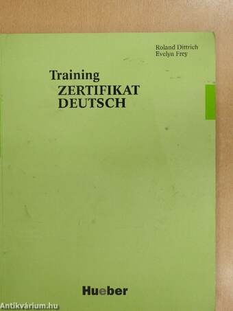 Training Zertifikat Deutsch