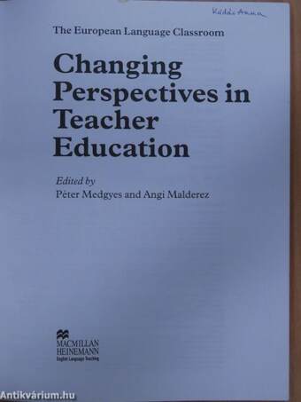 Changing Perspectives in Teacher Education