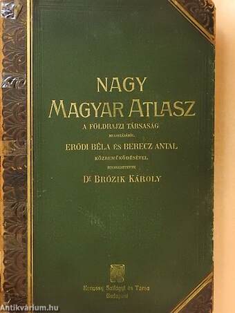 Nagy magyar atlasz (rossz állapotú)