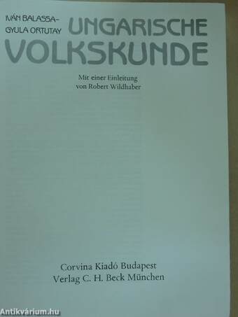 Ungarische Volkskunde