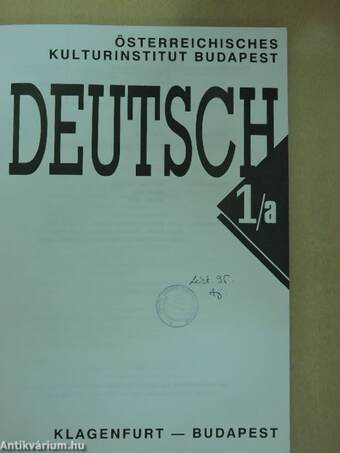 Deutsch 1/a