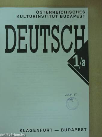 Deutsch 1/a