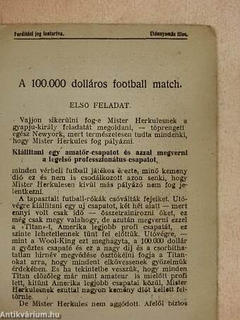 100,000 dolláros football-match