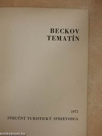 Beckov Tematín