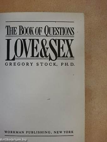 The Book of Questions: Love & Sex