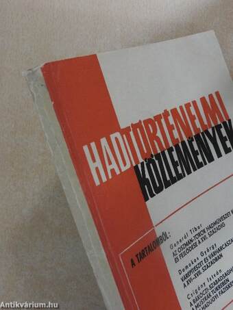 Hadtörténelmi Közlemények 1986/1-4.