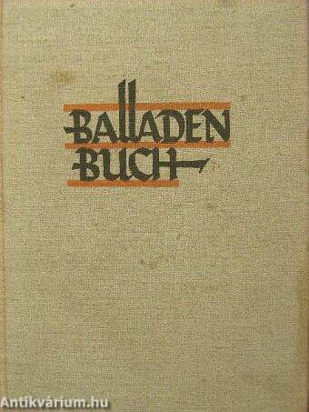 Balladenbuch (gótbetűs)
