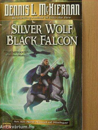 Silver wolf, black falcon