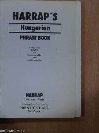 Harrap's Hungarian Phrase Book