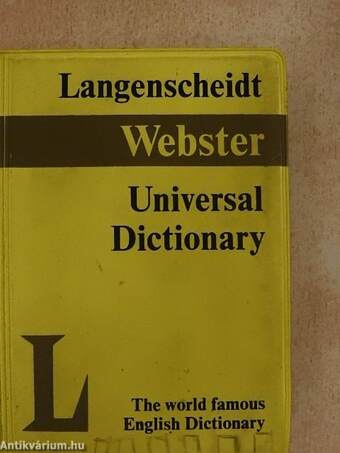 Langenscheidt Webster Universal Dictionary