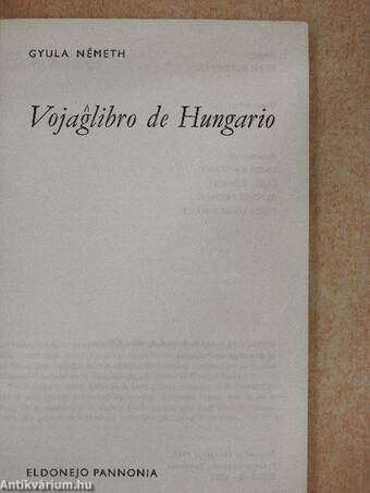 Vojaglibro de Hungario