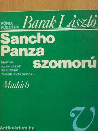 Sancho Panza szomorú