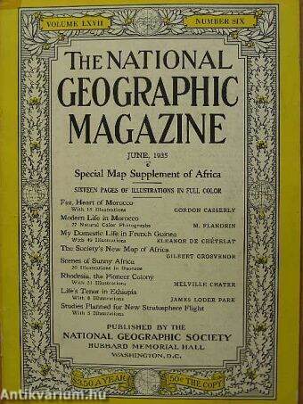 The National Geographic Magazine June 1935