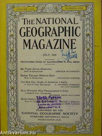 The National Geographic Magazine July 1936