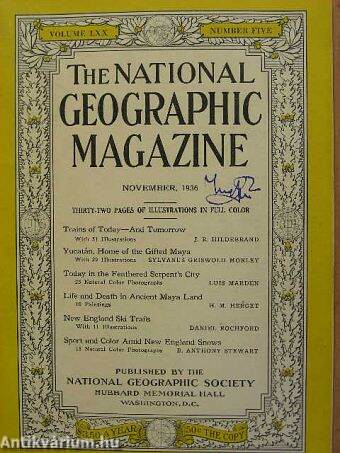 The National Geographic Magazine November 1936