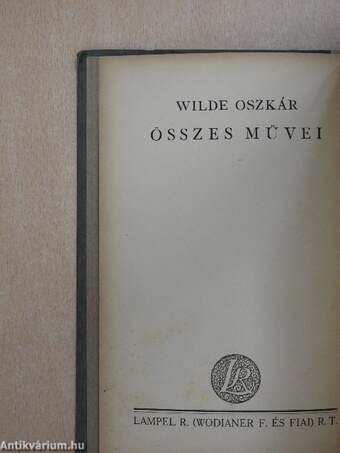 Lady Windermere legyezője/Bunbury