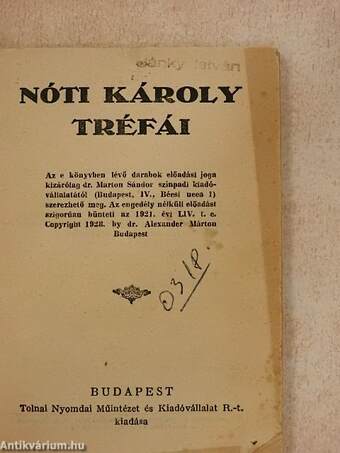 Nóti Károly tréfái