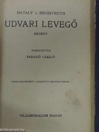 A tékozló fiú/Udvari levegő