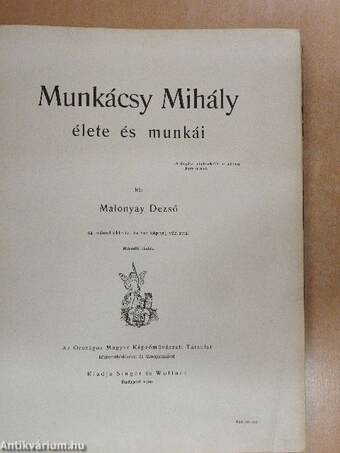 Munkácsy Mihály élete és munkái