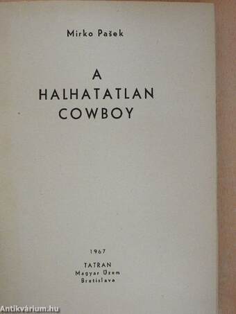 A halhatatlan cowboy