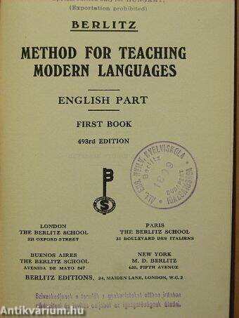 Method for Teaching Modern Languages I.