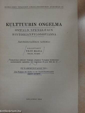 Kulttuurin Ongelma