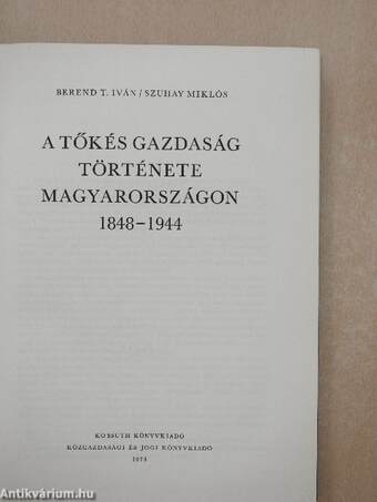 A tőkés gazdaság története Magyarországon