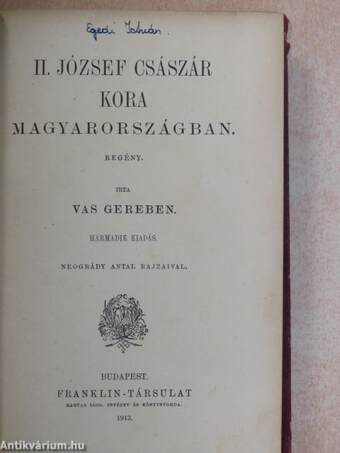 II. József császár kora Magyarországban