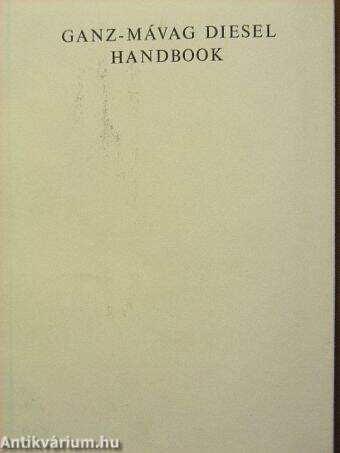 Ganz-Mávag Diesel Handbook