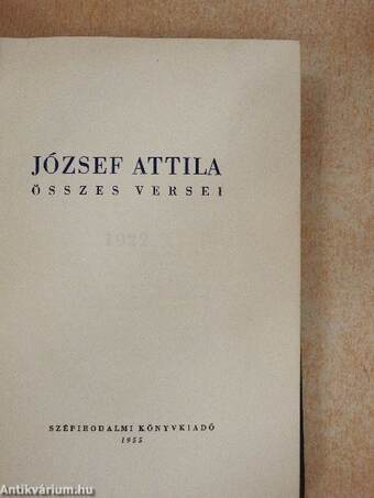 József Attila összes versei